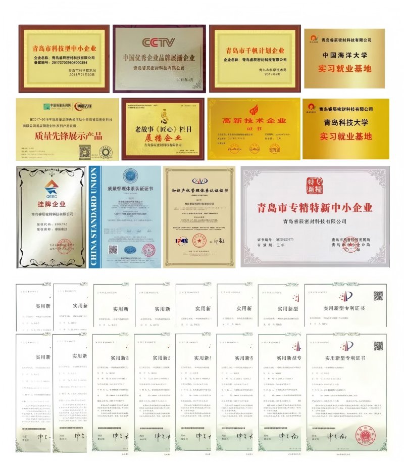 İyi Haber: Qingdao Ruichen Sızdırmazlık Birden Fazla Patent aldı